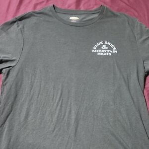 Old Navy Charcoal Graphic Tee